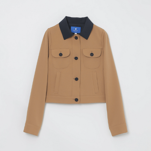 BLUE LABEL CRESTBRIDGE トリプルツイルバイカラージャケット