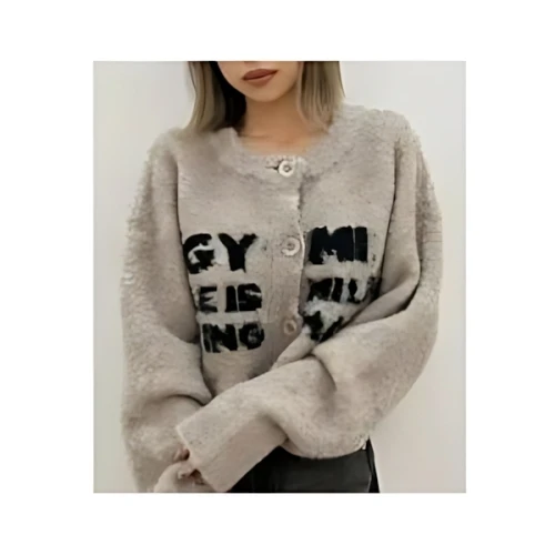 GYDA MILIGY Brushedニットカーディガン