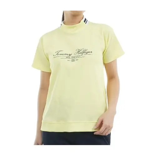 Tommy Hilfiger Golf クラシックロゴ 半袖モックネックシャツ