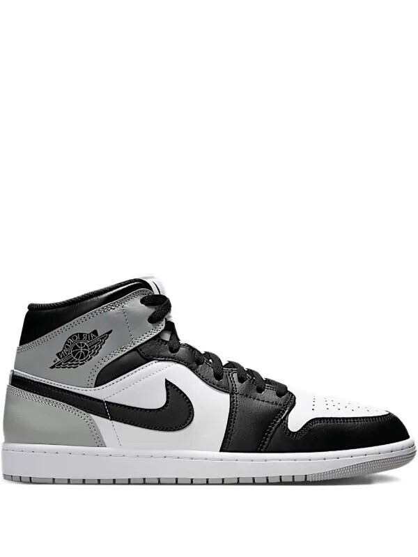 Jordan Air Jordan 1 Mid "Barons - White/Light Smoke Grey/Black"