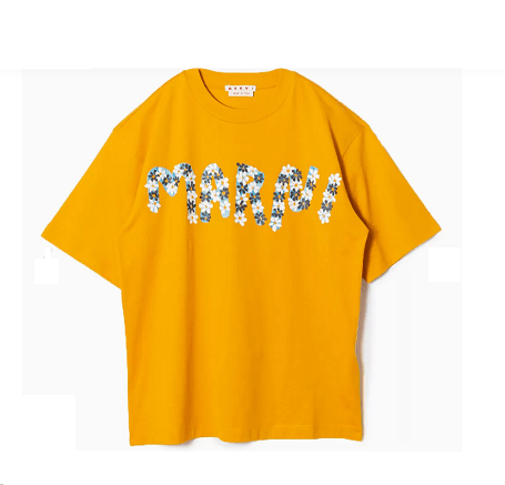 MARNI USCT06 Daisyロゴプリントド ジャージー製Tシャツ