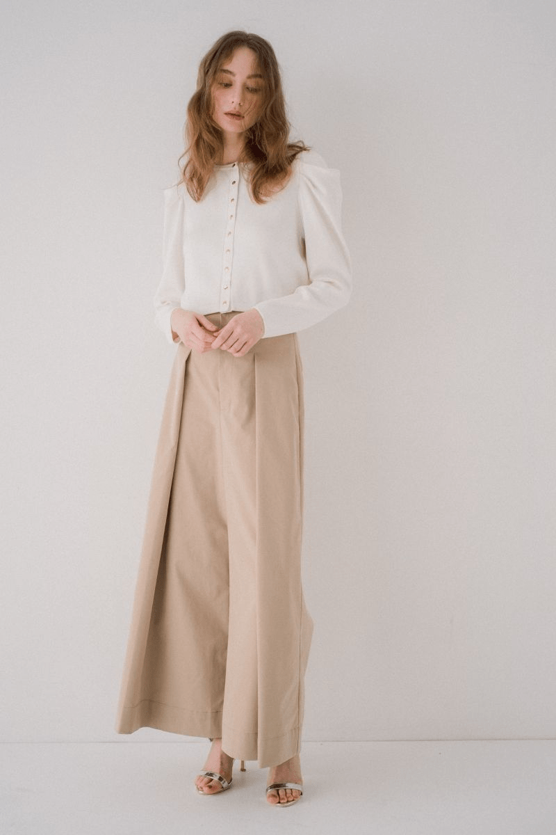 maison de Dolce. セゾンワイドパンツ【beige】