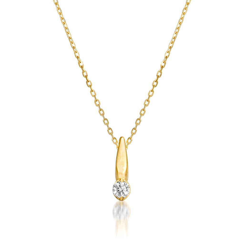 STAR JEWELRY K18 ネックレス DIAMOND FALL