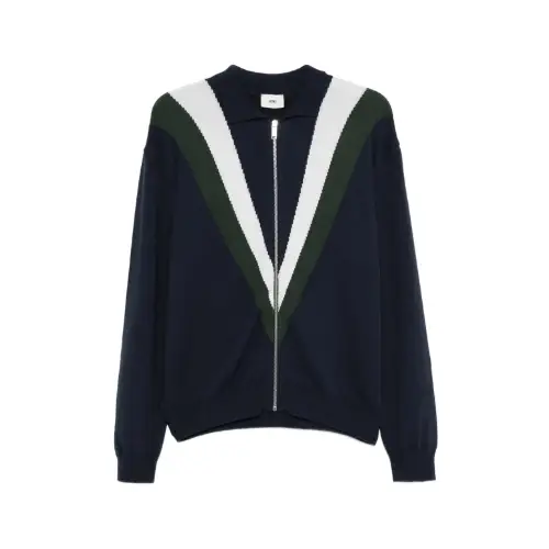 AUTRY v-neck zip-front cardigan