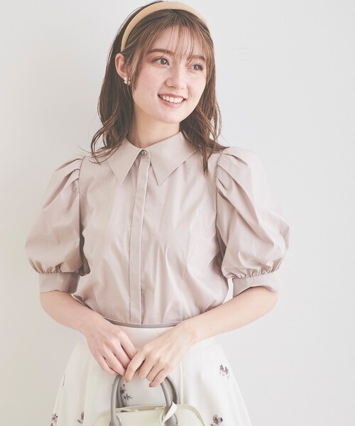 LAISSE PASSE ボリュームスリーブシャツブラウス