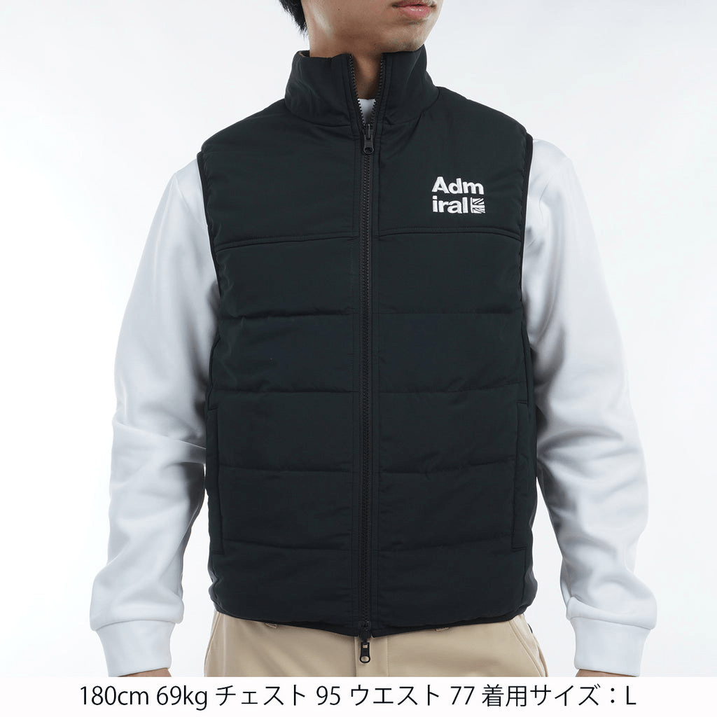Admiral リバーシブル フリースコンビベスト