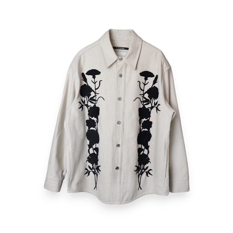 Song for the Mute SFM EMBROIDERED FOLIAGE SHIRT JACKET
