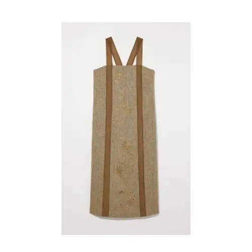 Eaphi LOTUS EMBROIDERY LINEN ONEPIECE
