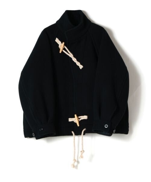 HYKE DOUBLE FACE DUFFEL JACKET