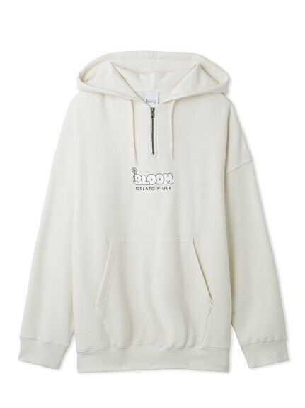 GELATO PIQUE HOMME 8LOOMロゴ裏毛ビッグパーカ