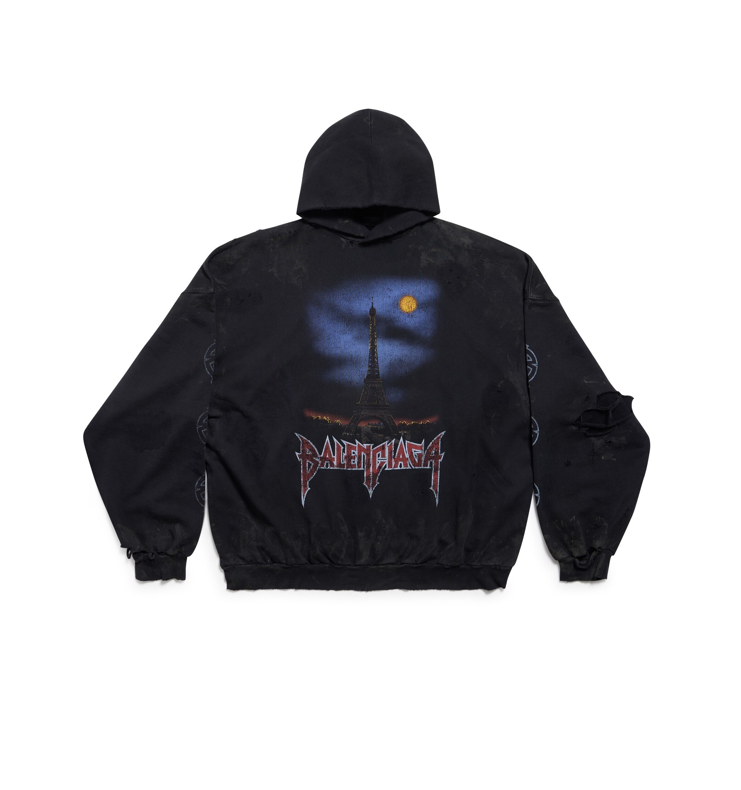 Balenciaga PARIS MOON ノーポケット HOODIE