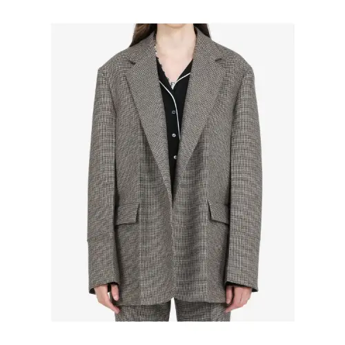 N°21 Tailored houndstooth jacket