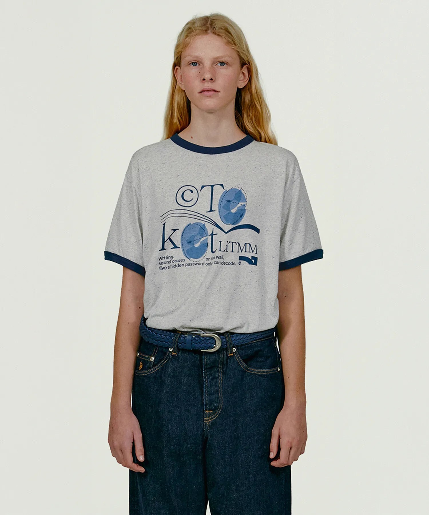 TEKET Decode Ringer Tee Light Gray