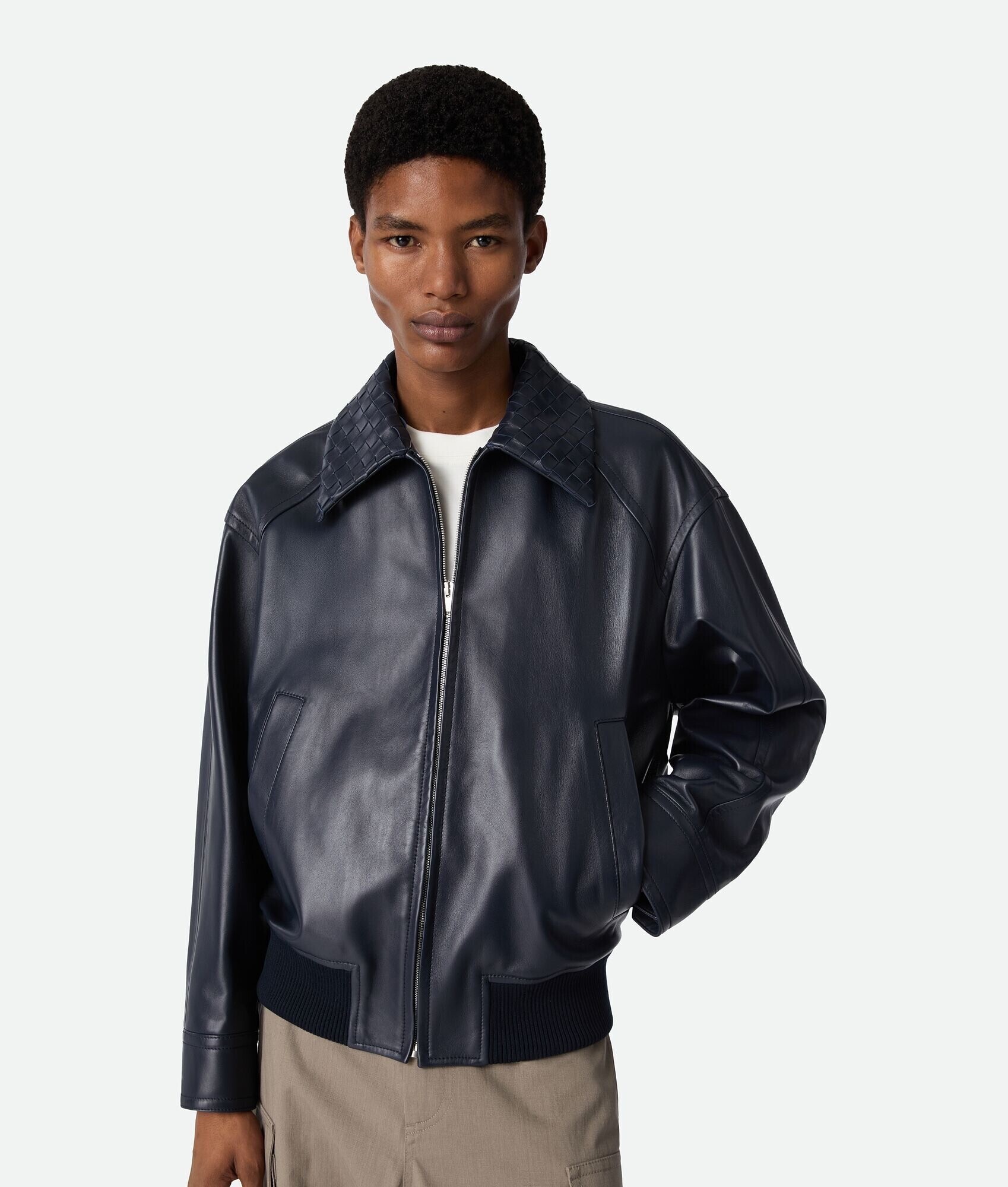 Bottega Veneta レザー ブルゾン