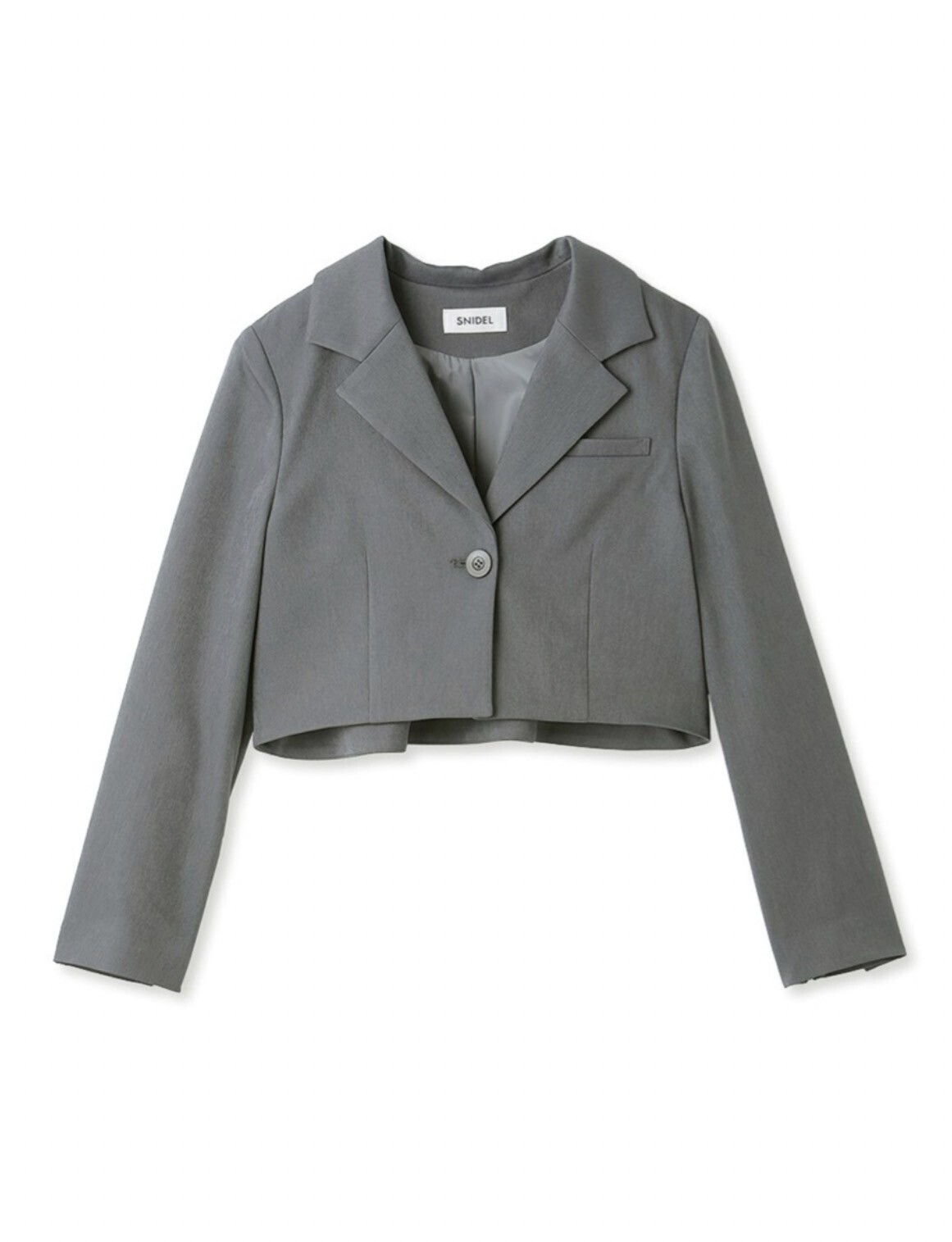 SNIDEL Sustainableバックフレアショートジャケット