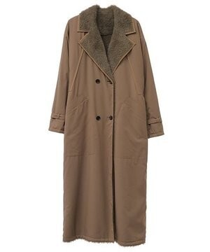 CLANE REVERSIBLE MILITARY LONG COAT