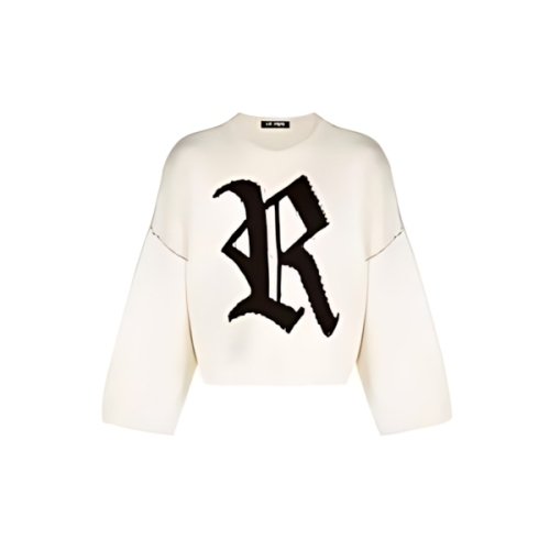 Raf Simons intarsia-knit long-sleeve jumper