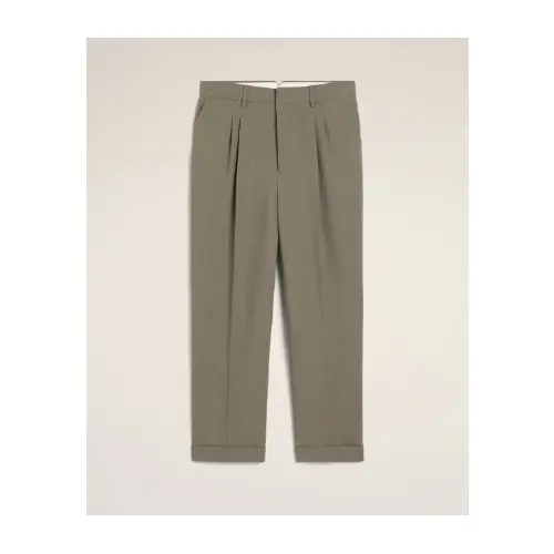 AMI Paris トープ ウール キャロットフィット パンツ(参考まで)
