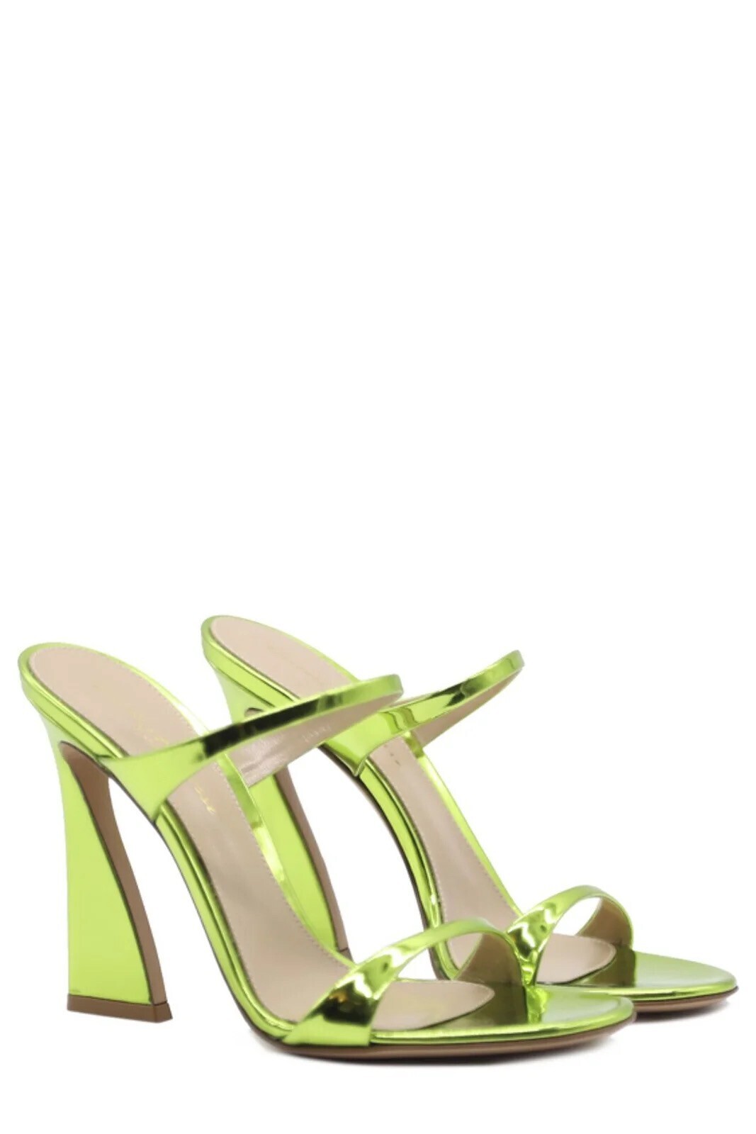 Gianvito Rossi Aura メタリックエフェクト サンダル