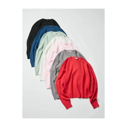 UNIQLO : C スムースコットンクルーネックセーター