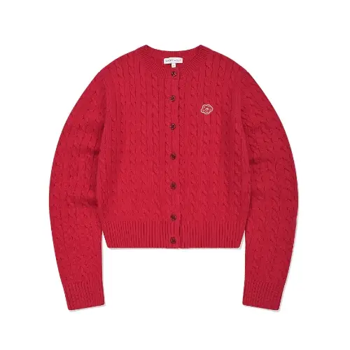 WACKY WILLY CABLE ROUND NECK CARDIGAN