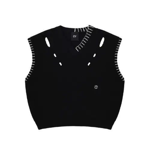OY STITCH CUT-OUT KNIT VEST(参考まで)