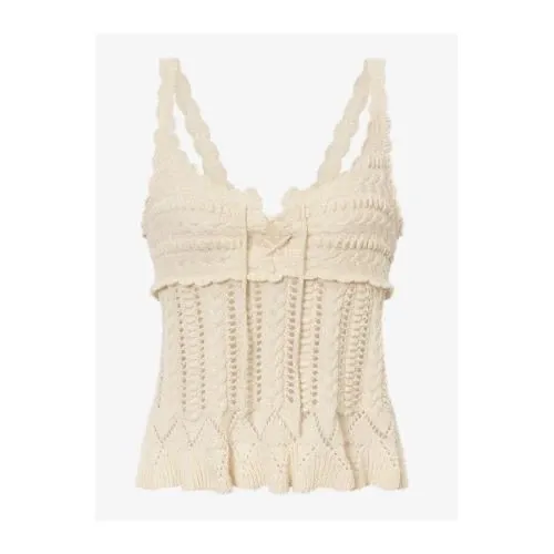ISABEL MARANT Neves リボン クロシェ タンクトップ