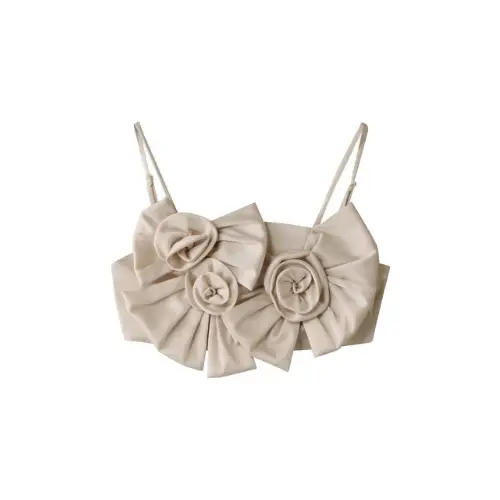 MAISON SPECIAL Rose Ribbon Motif Bustier