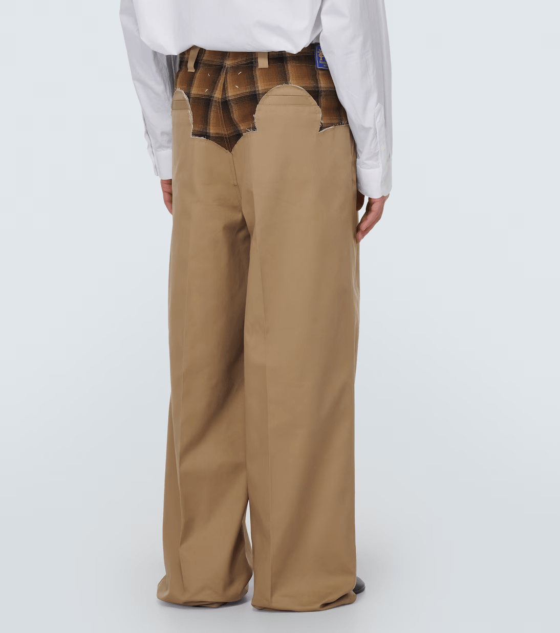 Maison Margiela Maison Margiela x Pendleton wide-leg pants