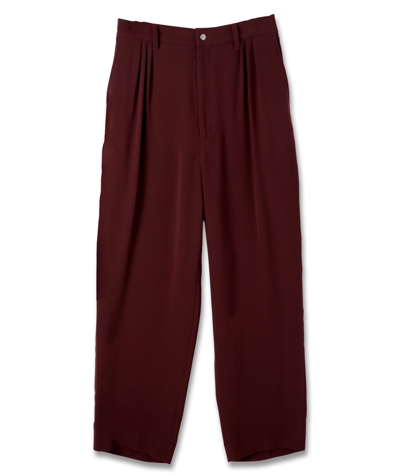 CULLNI Double Cloth 3Tuck Semi Wide Pants