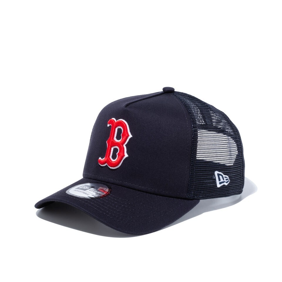 New Era 9FORTY A-Frame トラッカー ボストン・レッドソックス ネイビー × チームカラー