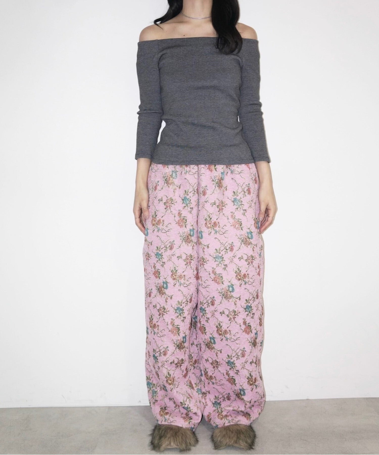 musubore ruffle wide PT