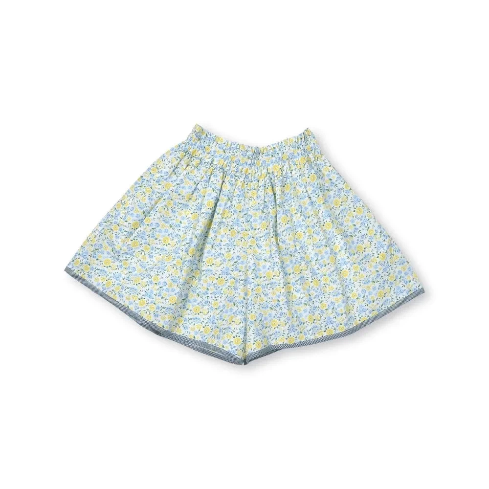 BeBe 【お揃い】フラワーガーデンキュロットパンツ