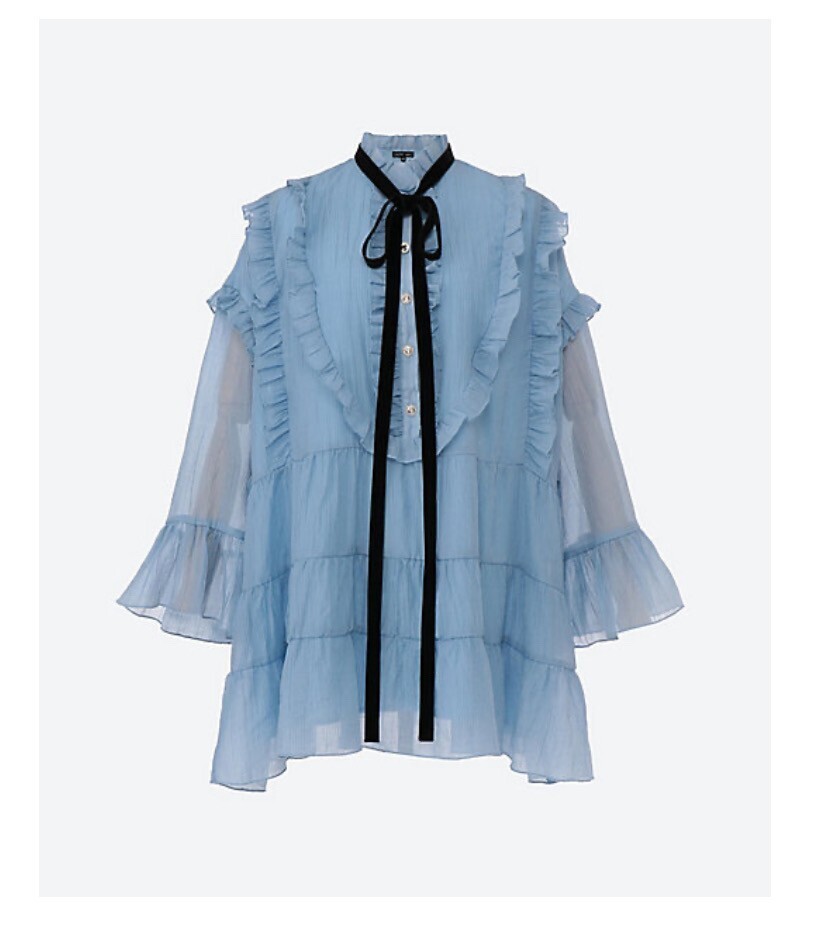 sister jane GLASSHOUSE RUFFLE MINI DRESS