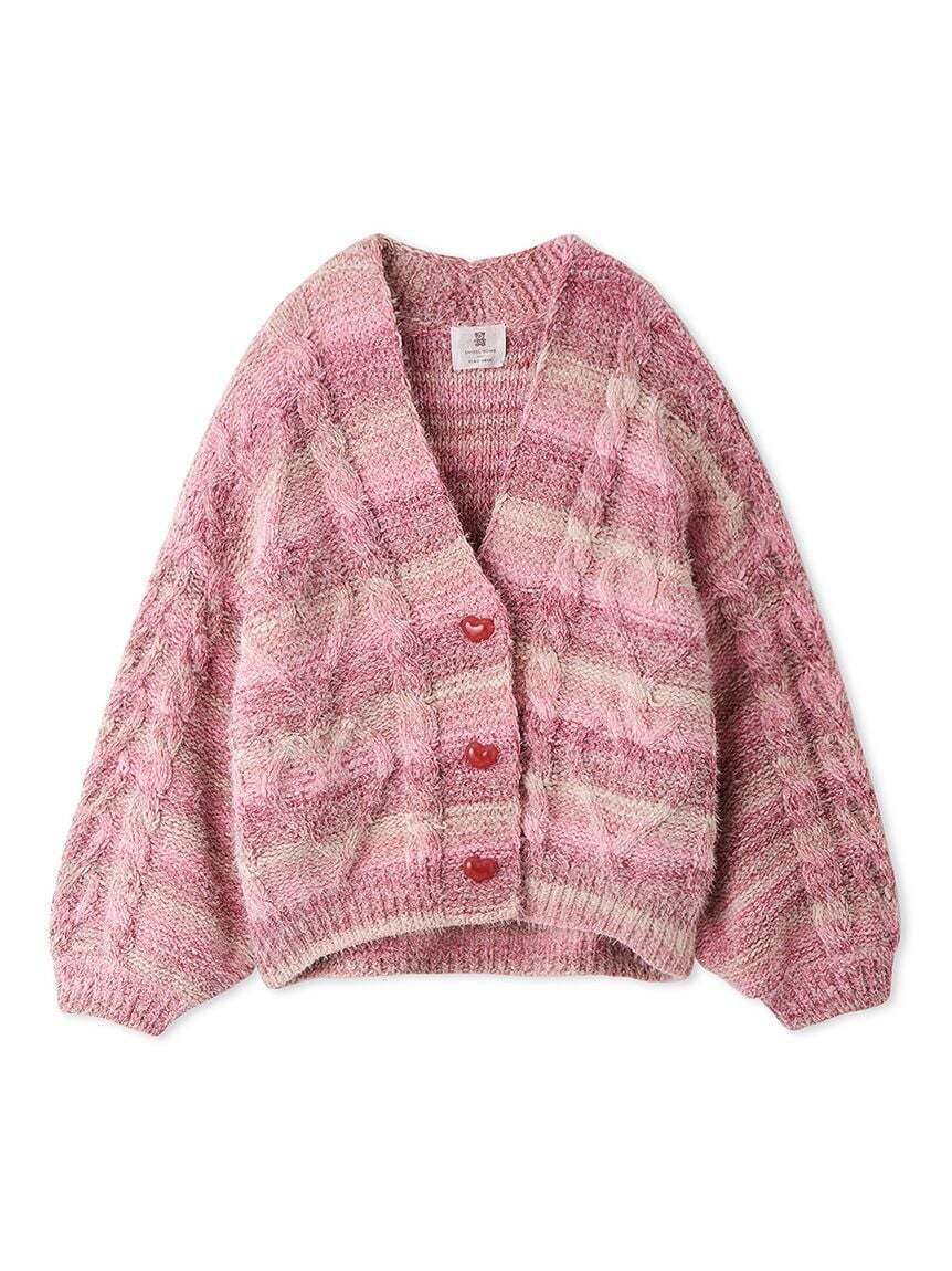 SNIDEL HOME ケーブルニットカーディガン