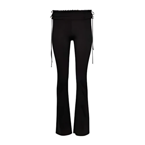 Guizio RUCHED SIDE TIE STRETCH PANT