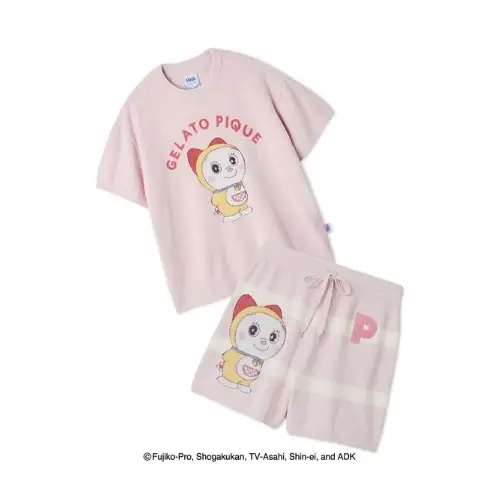 Gelato pique 【ドラえもん】【レディース】ジャガードプルオーバー&ショートパンツセット