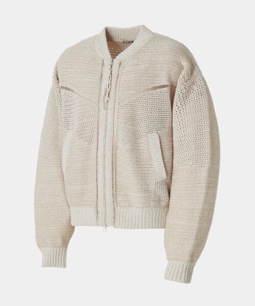 COOR SCOTCH PATCHWORK ZIP UP BLOUSON
