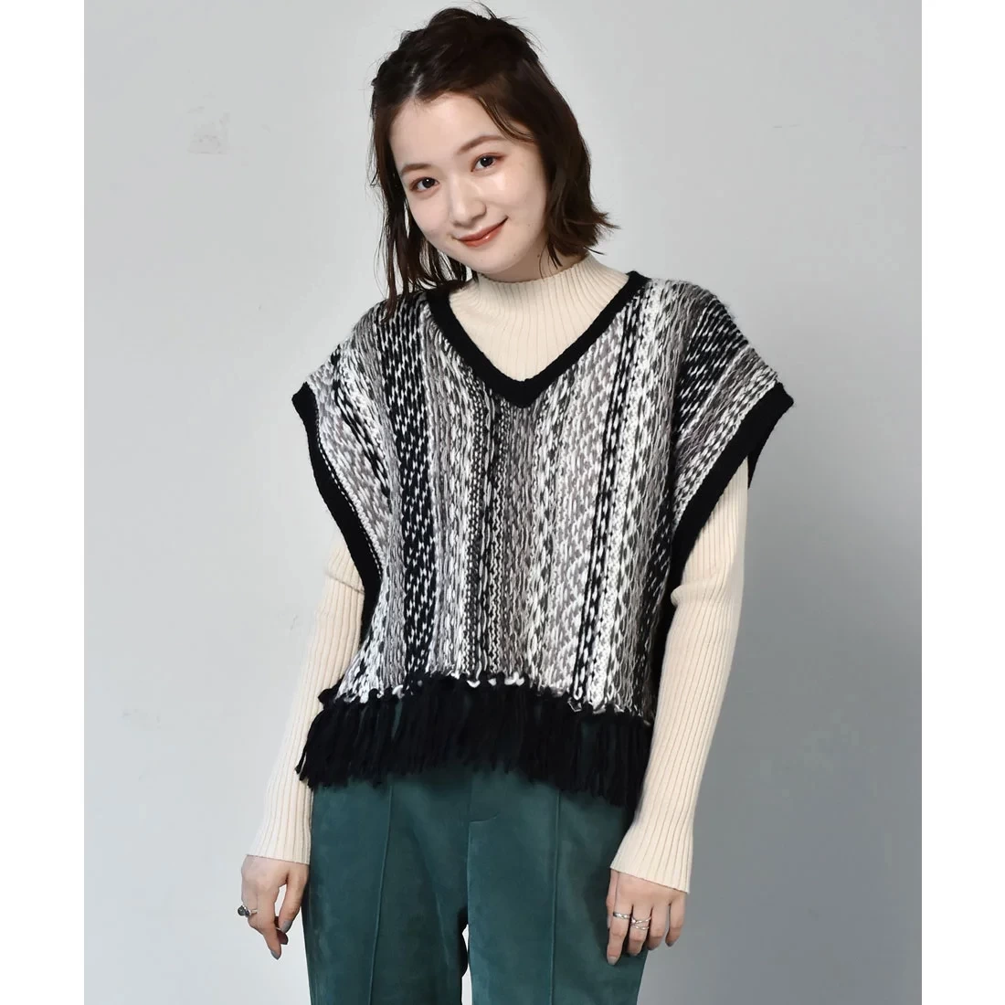 RETRO GIRL ロービングヤーンベスト