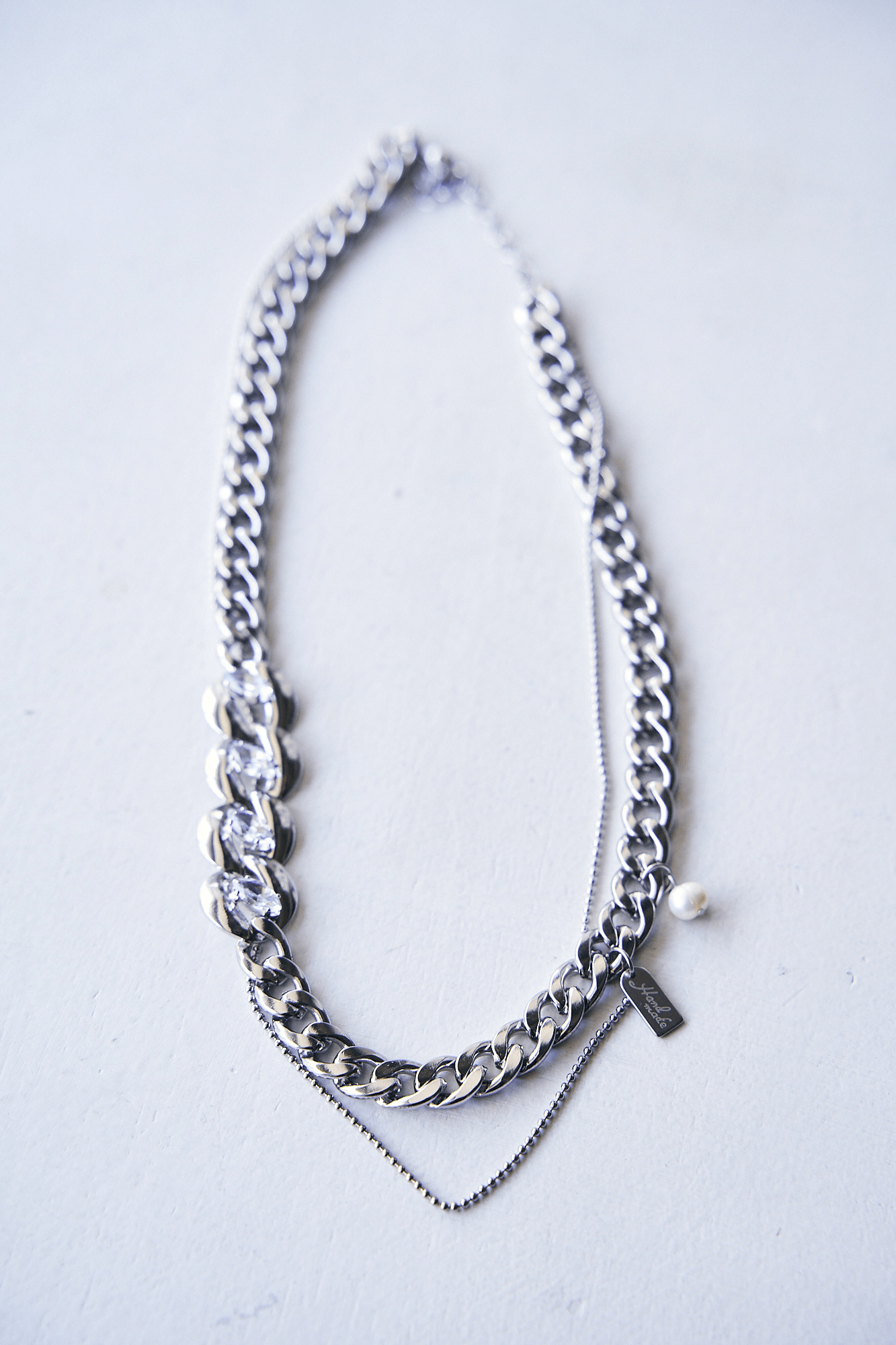 ADDIXY 【UNISEX】PEARL DESIGN CHAIN NECKLACE