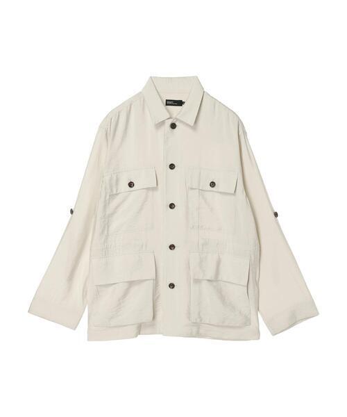 CRAFT STANDARD BOUTIQUE レーヨントロミサファリシャツ