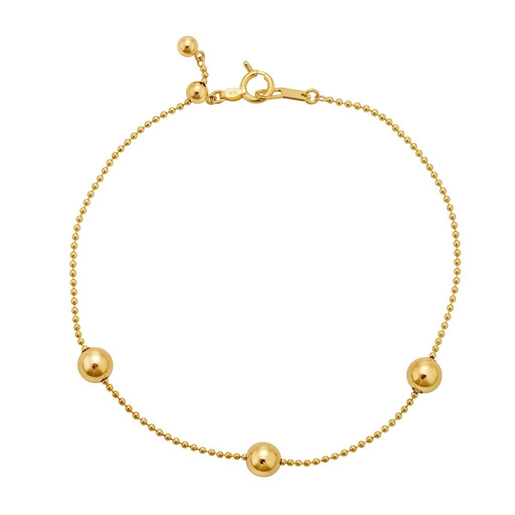 STAR JEWELRY K10 ブレスレット BALL BRACELET