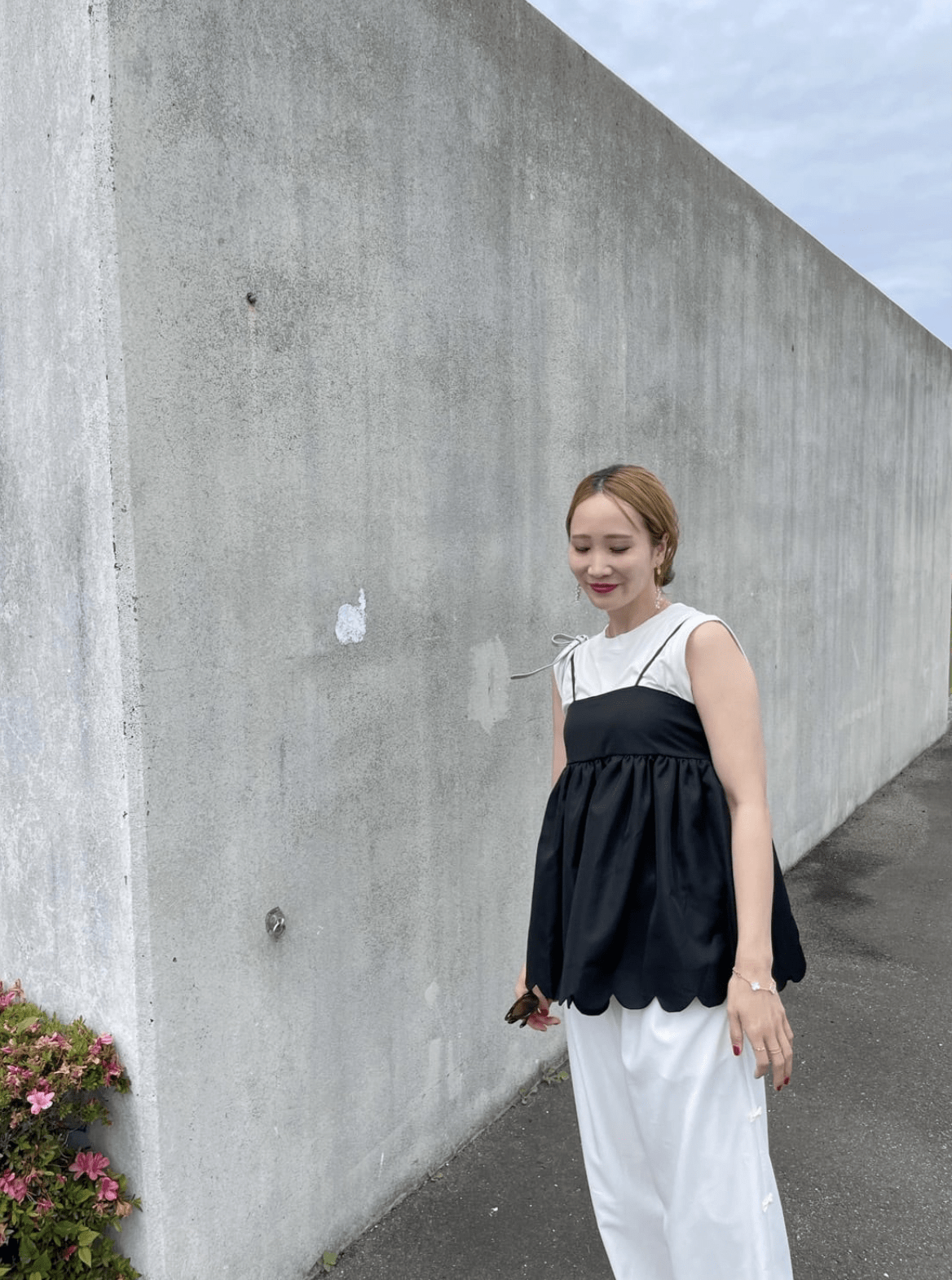 mite scallop camisole tp