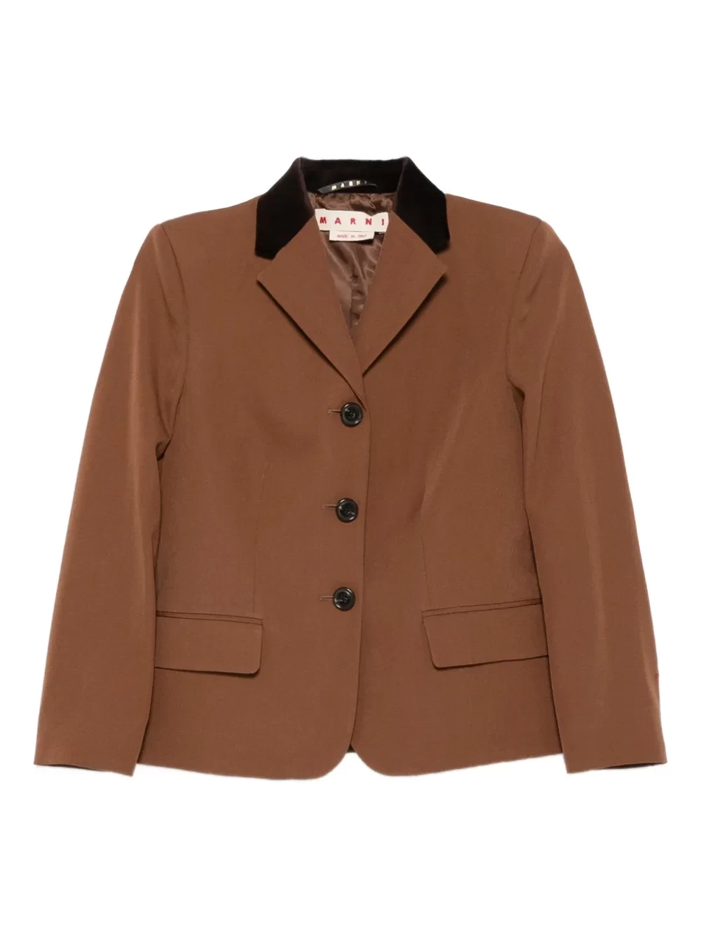 MARNI ベルベットカラー ジャケット