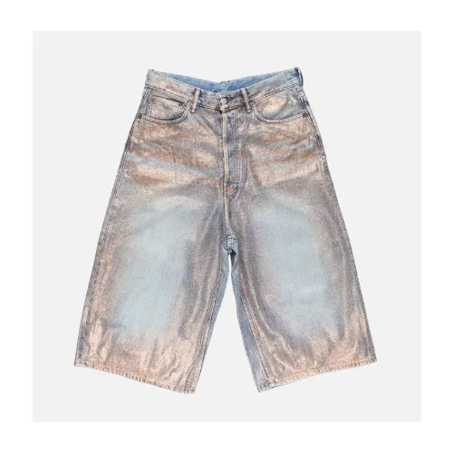 Acne Studios グリッターデニムショートパンツ