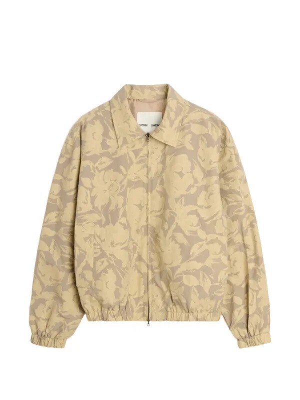 CMMN SWDN Luke floral-print blouson jacket