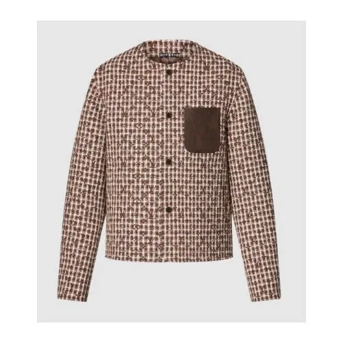 LOUIS VUITTON モノグラム シック カラーレス ツイードジャケット
