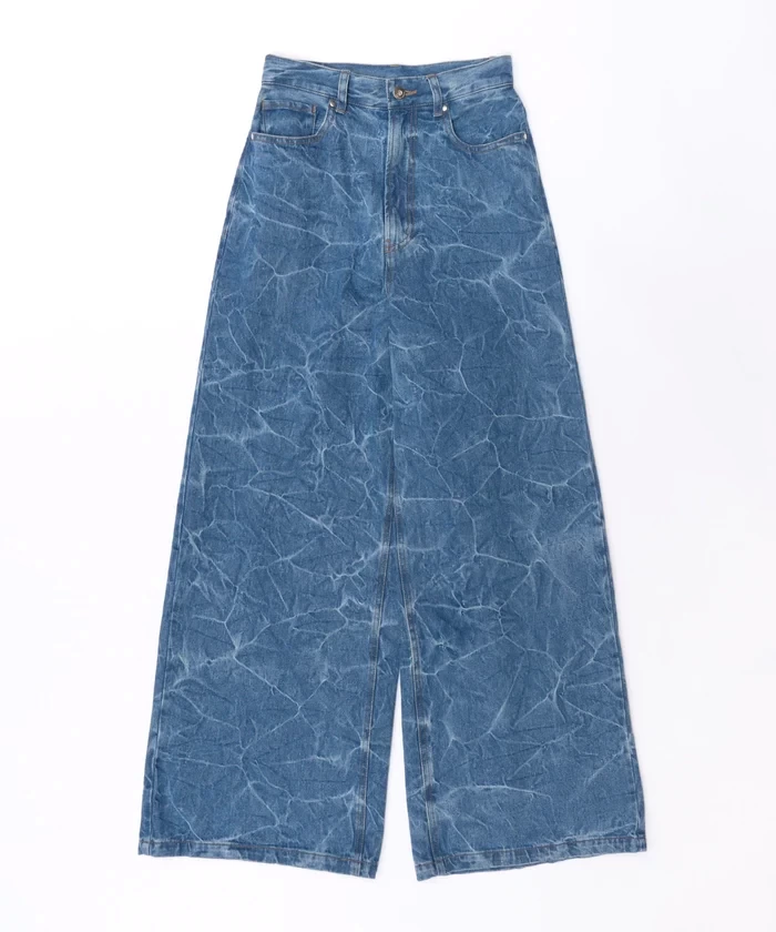MAISON SPECIAL Washer Wide Denim Pant
