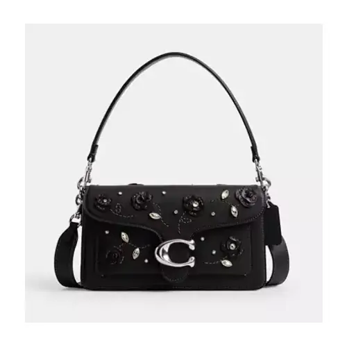 COACH タビー ショルダー バッグ 26・クリスタル エンベリッシュメント