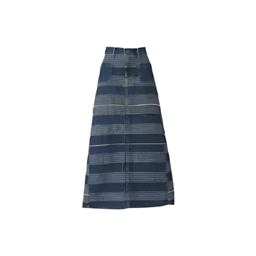 HYSTERIC GLAMOUR スクラッチロングデニムスカート